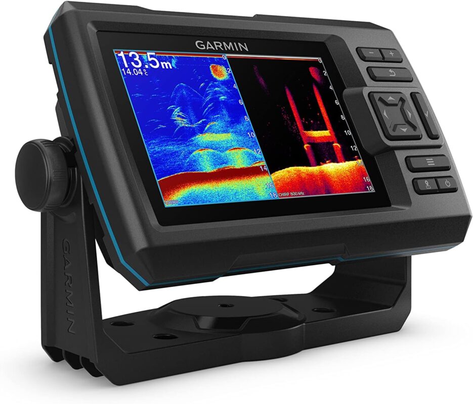 Garmin Striker Vivid 5cv, Easy-to-Use 5-inch Color Fishfinder and Sonar Transducer, Vivid Scanning Sonar Color Palettes (010-02551-00)