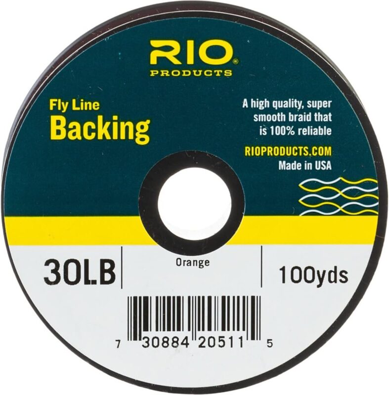 RIO Products Dacron Braided Backing, Fly Fishing Line, Smoothing Braid, 100 Yards